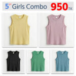 5 pc Girls Combo 950 TK Sleeveless