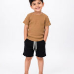 Full Set-Brown Tshirt+ Black Pant