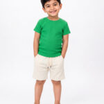 Full Set-Green Tshirt+ Off White Pant